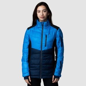 Apricoat Blue EcoDown Jacket. Women’s size large.